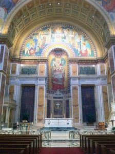 The altar at the Cathedral of St Matthews the Apostle